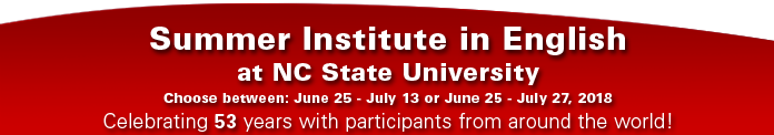 Summer Institute in English at NC State University