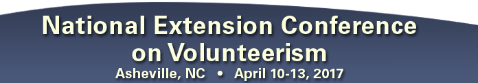 National Extension Conferences, April 10-13, 2017