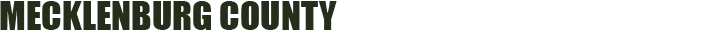 MECKLENBURG COUNTY