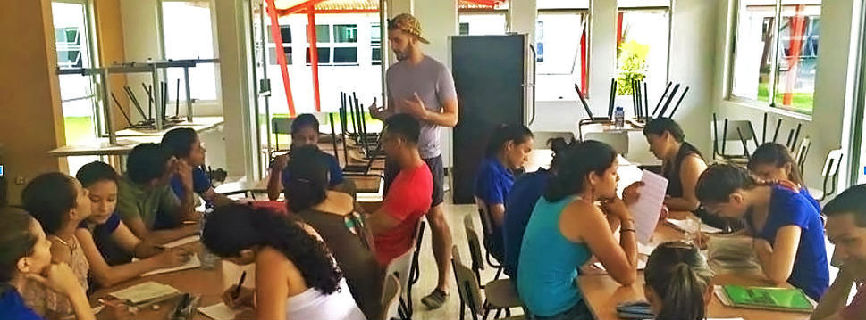 John teaching in Costa Rica